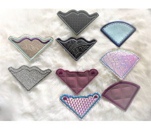 Stickserie ITH - Buchecken Blanko